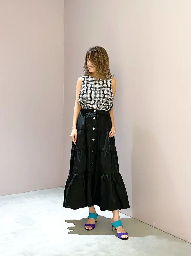 ORIGINATED IN GRACE CONTINENTAL yukimi yonee コーディネート画像