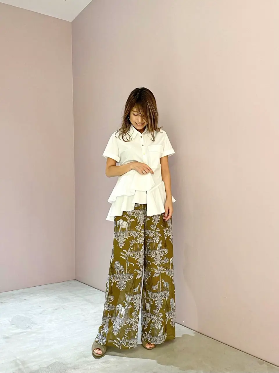 ORIGINATED IN GRACE CONTINENTAL yukimi yonee コーディネート画像