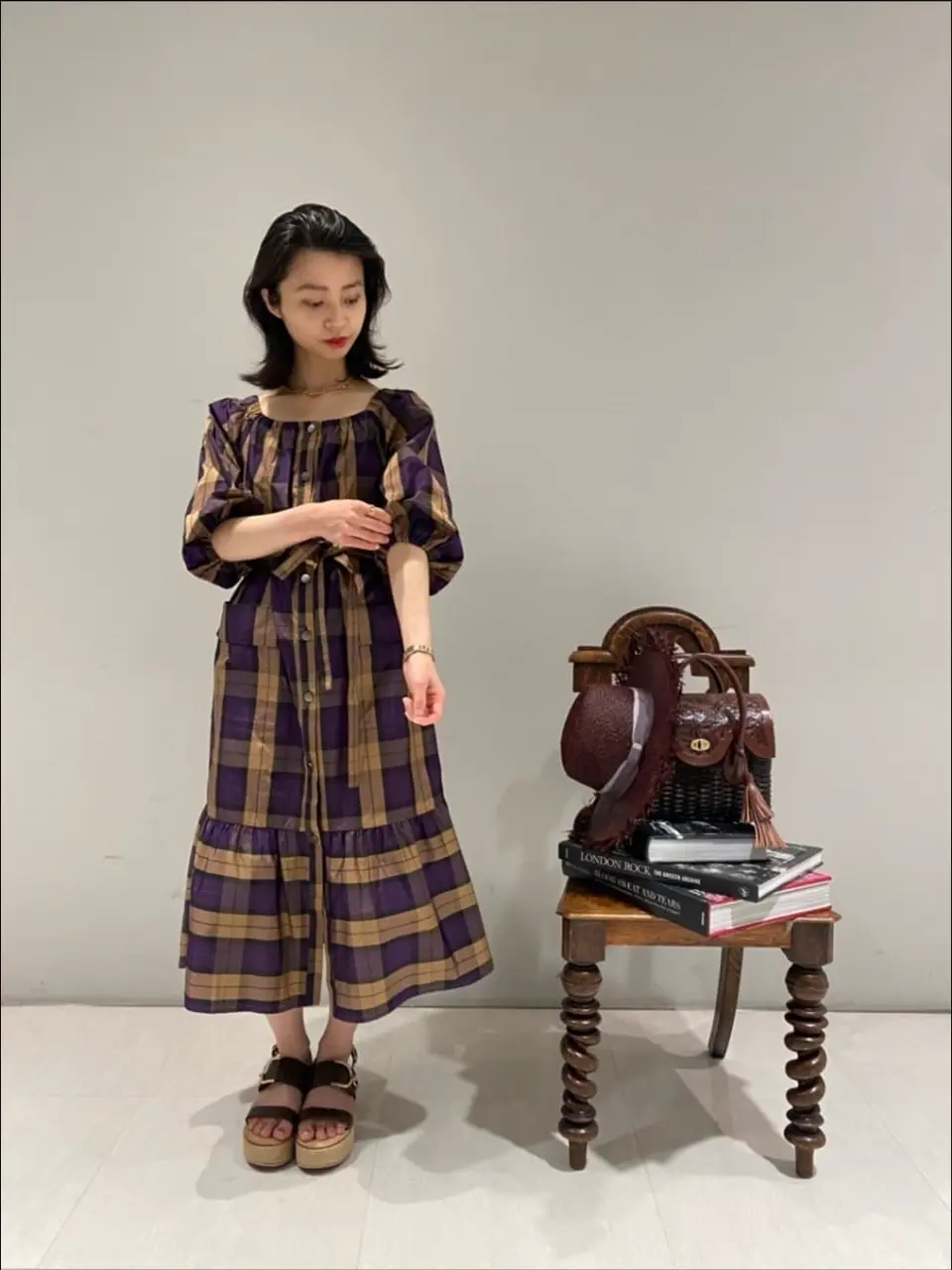 ORIGINATED IN GRACE CONTINENTAL yuri コーディネート画像