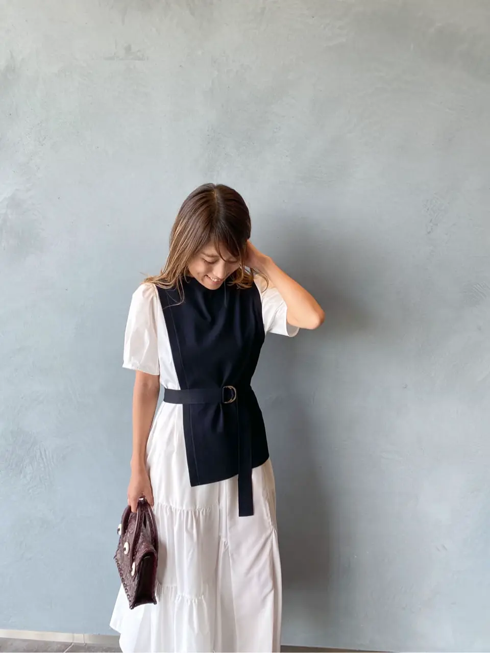 ORIGINATED IN GRACE CONTINENTAL yukimi yonee コーディネート画像