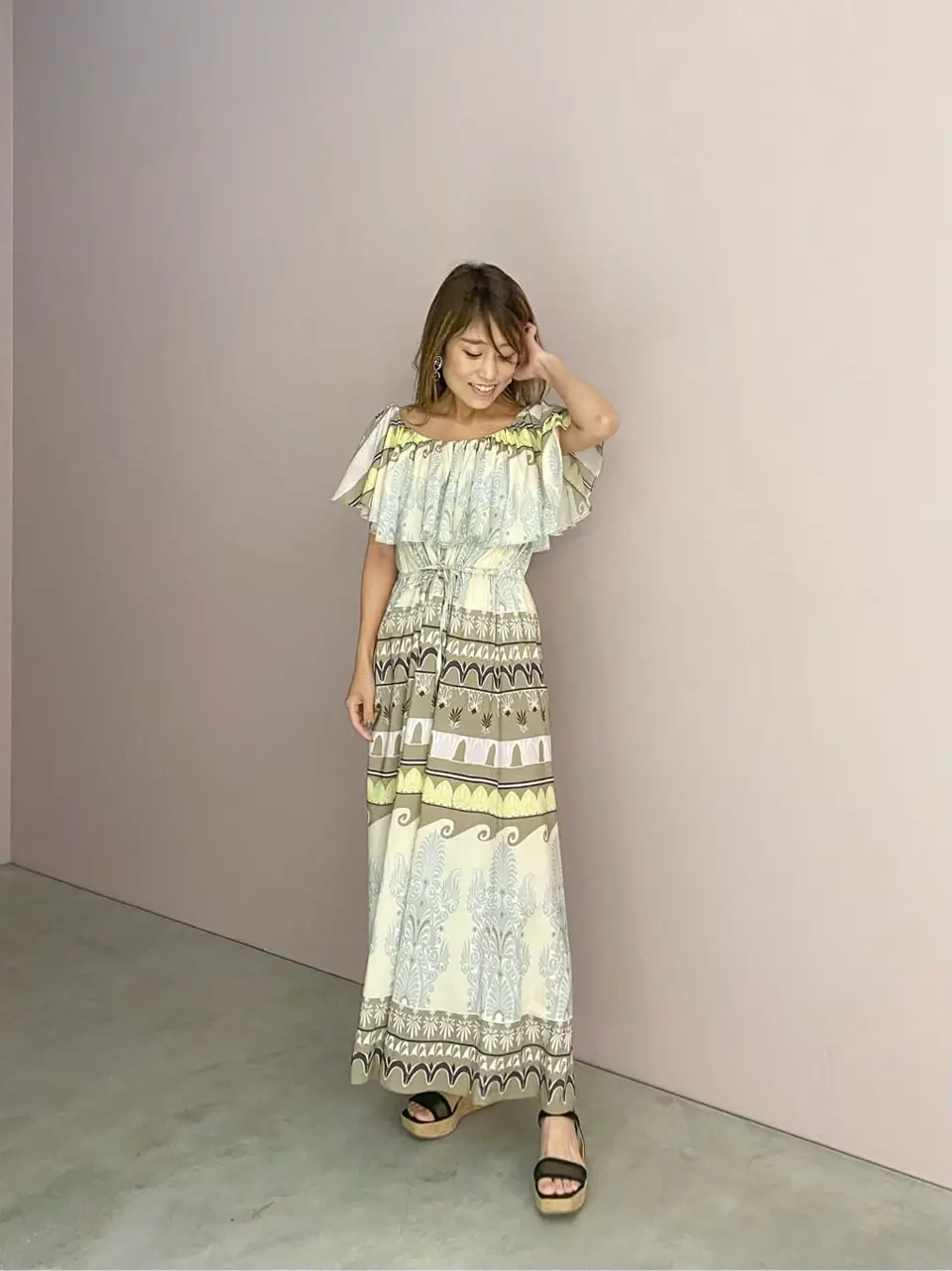 ORIGINATED IN GRACE CONTINENTAL yukimi yonee コーディネート画像