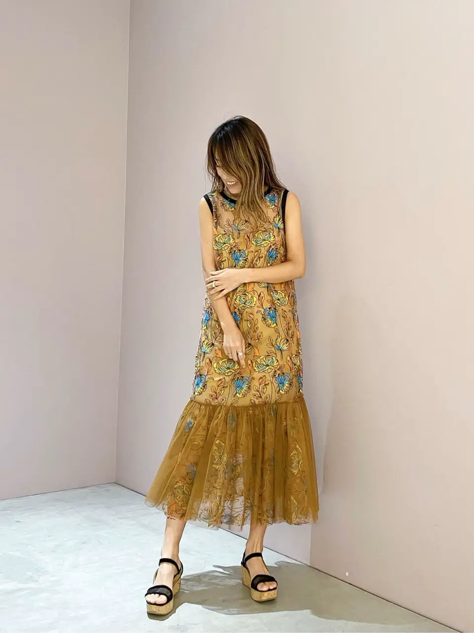 ORIGINATED IN GRACE CONTINENTAL yukimi yonee コーディネート画像