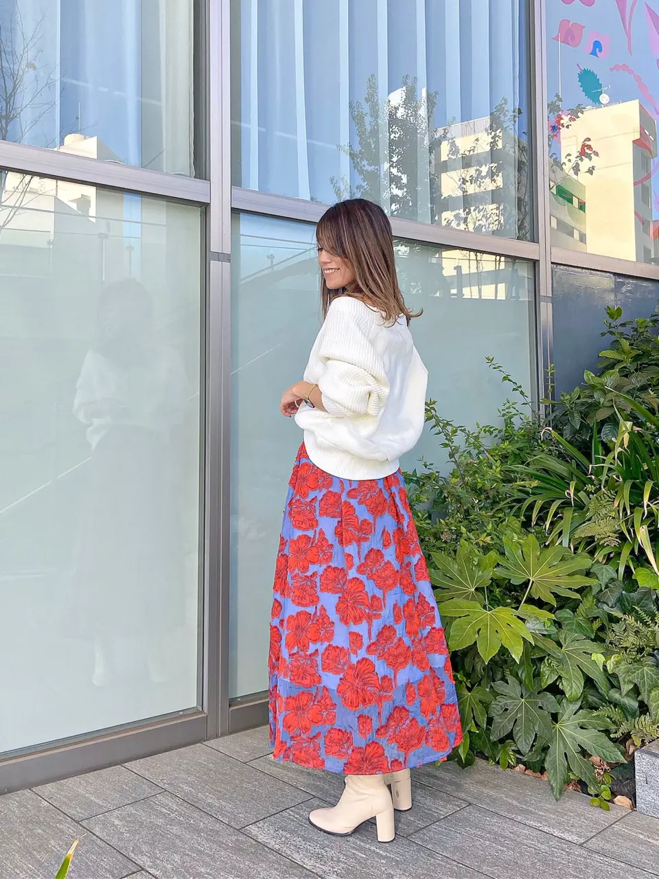 ORIGINATED IN GRACE CONTINENTAL yukimi yonee コーディネート画像