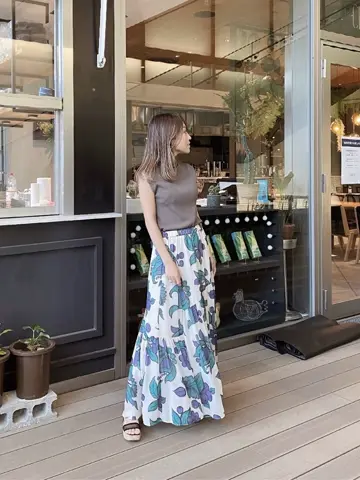 ORIGINATED IN GRACE CONTINENTAL yukimi yonee コーディネート画像