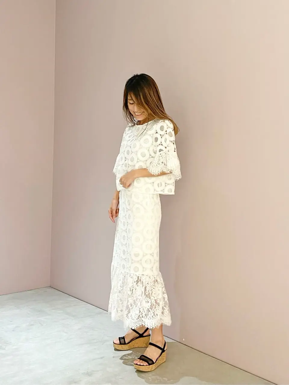 ORIGINATED IN GRACE CONTINENTAL yukimi yonee コーディネート画像