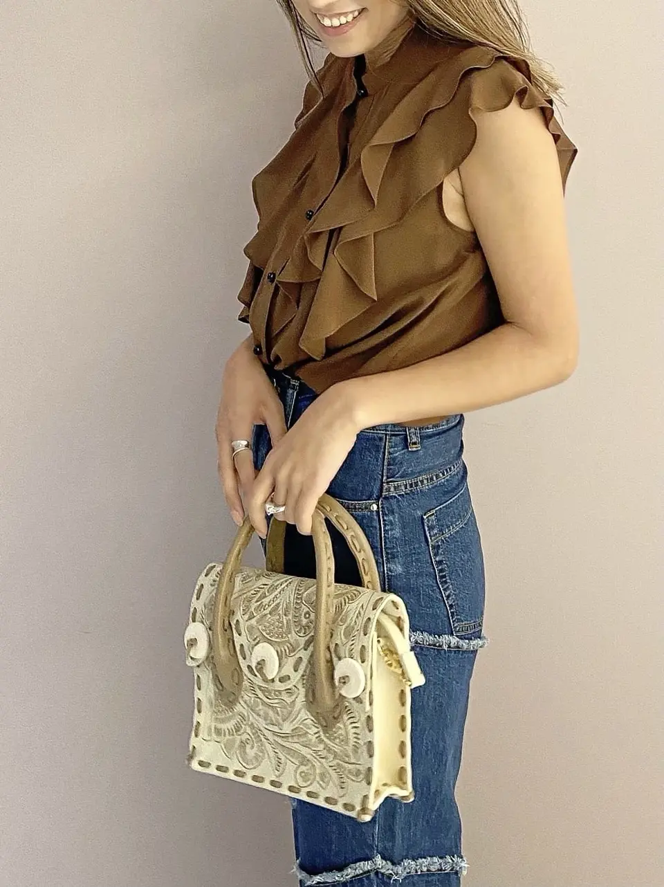 ORIGINATED IN GRACE CONTINENTAL yukimi yonee コーディネート画像