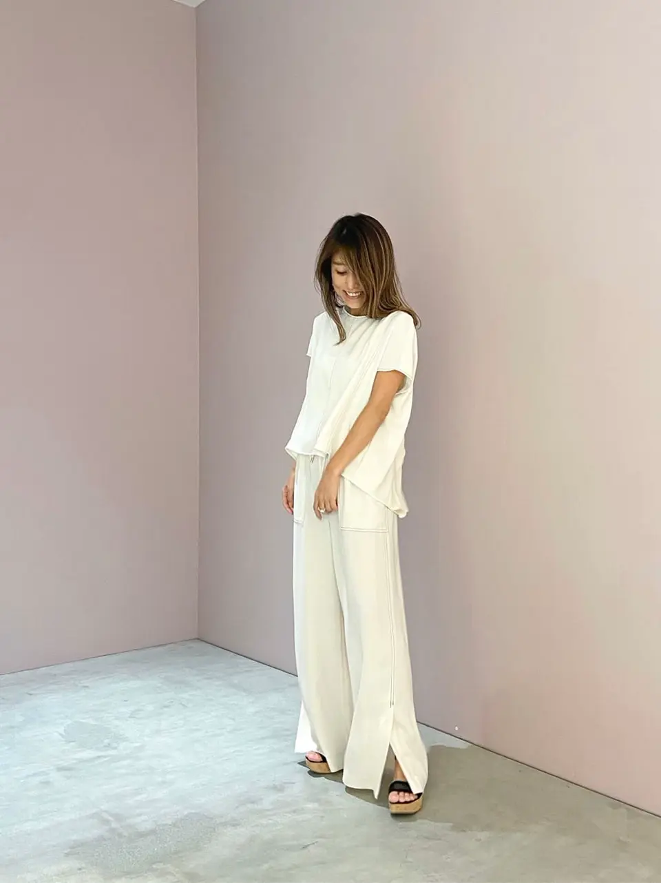 ORIGINATED IN GRACE CONTINENTAL yukimi yonee コーディネート画像