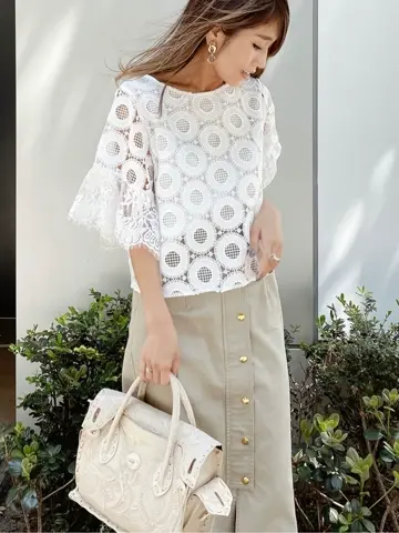 ORIGINATED IN GRACE CONTINENTAL yukimi yonee コーディネート画像