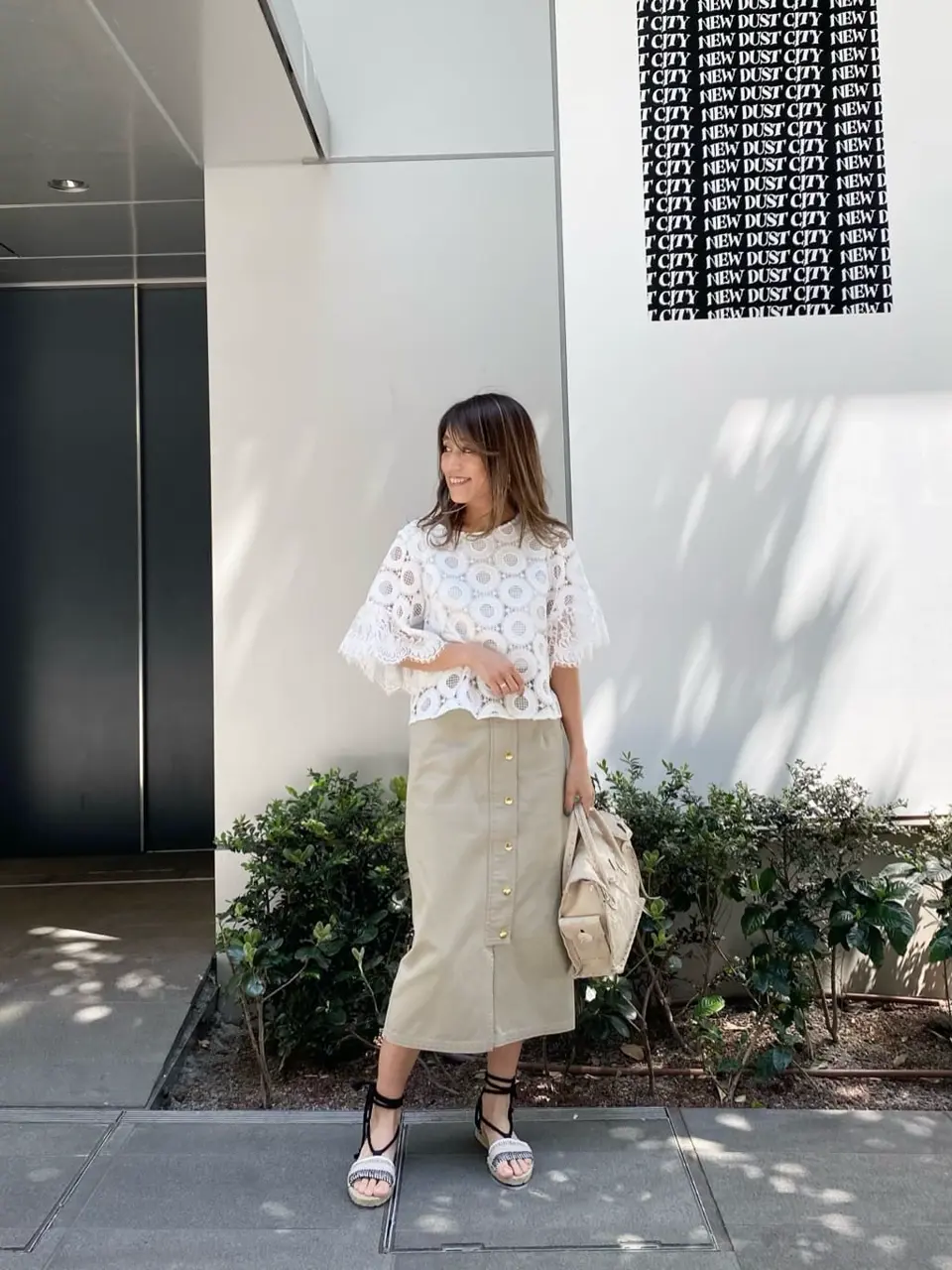 ORIGINATED IN GRACE CONTINENTAL yukimi yonee コーディネート画像