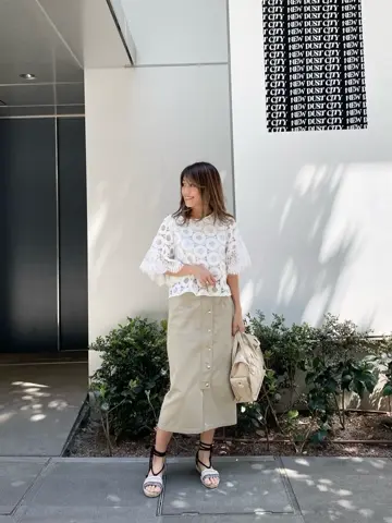 ORIGINATED IN GRACE CONTINENTAL yukimi yonee コーディネート画像