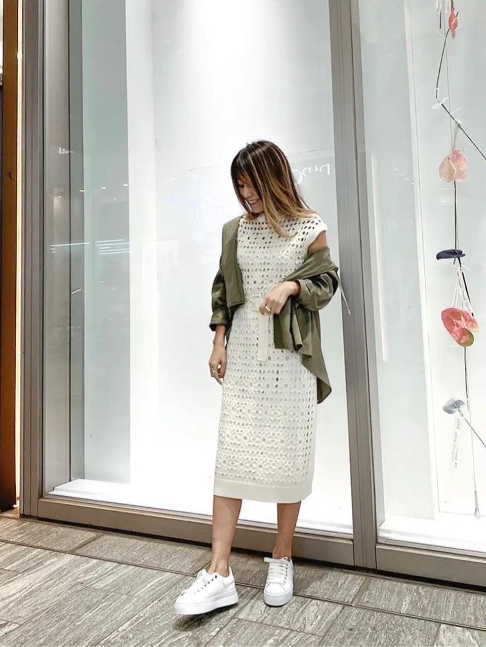 ORIGINATED IN GRACE CONTINENTAL yukimi yonee コーディネート画像