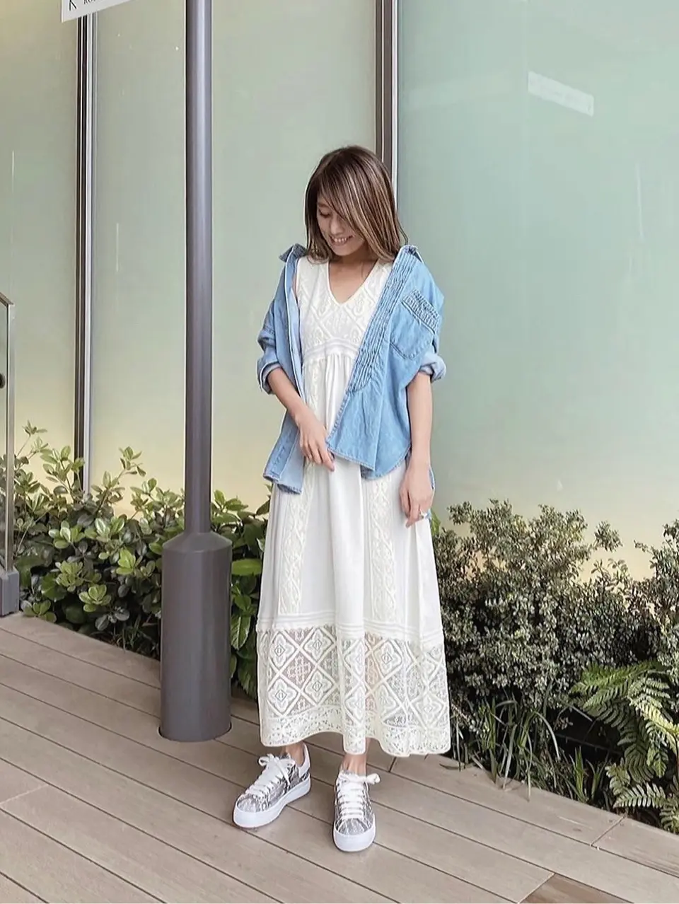 ORIGINATED IN GRACE CONTINENTAL yukimi yonee コーディネート画像