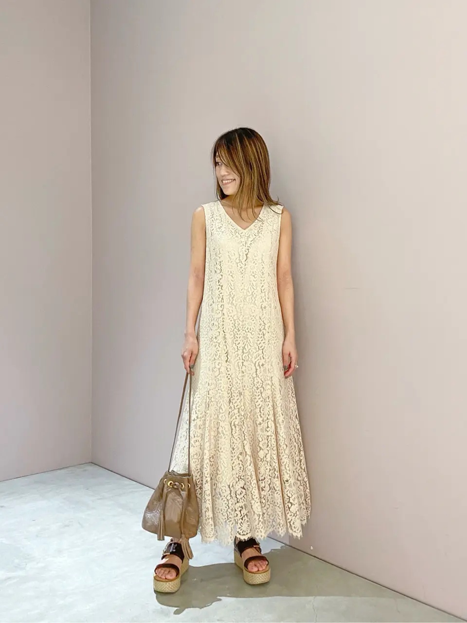 ORIGINATED IN GRACE CONTINENTAL yukimi yonee コーディネート画像