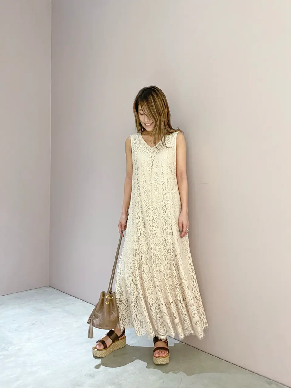 ORIGINATED IN GRACE CONTINENTAL yukimi yonee コーディネート画像