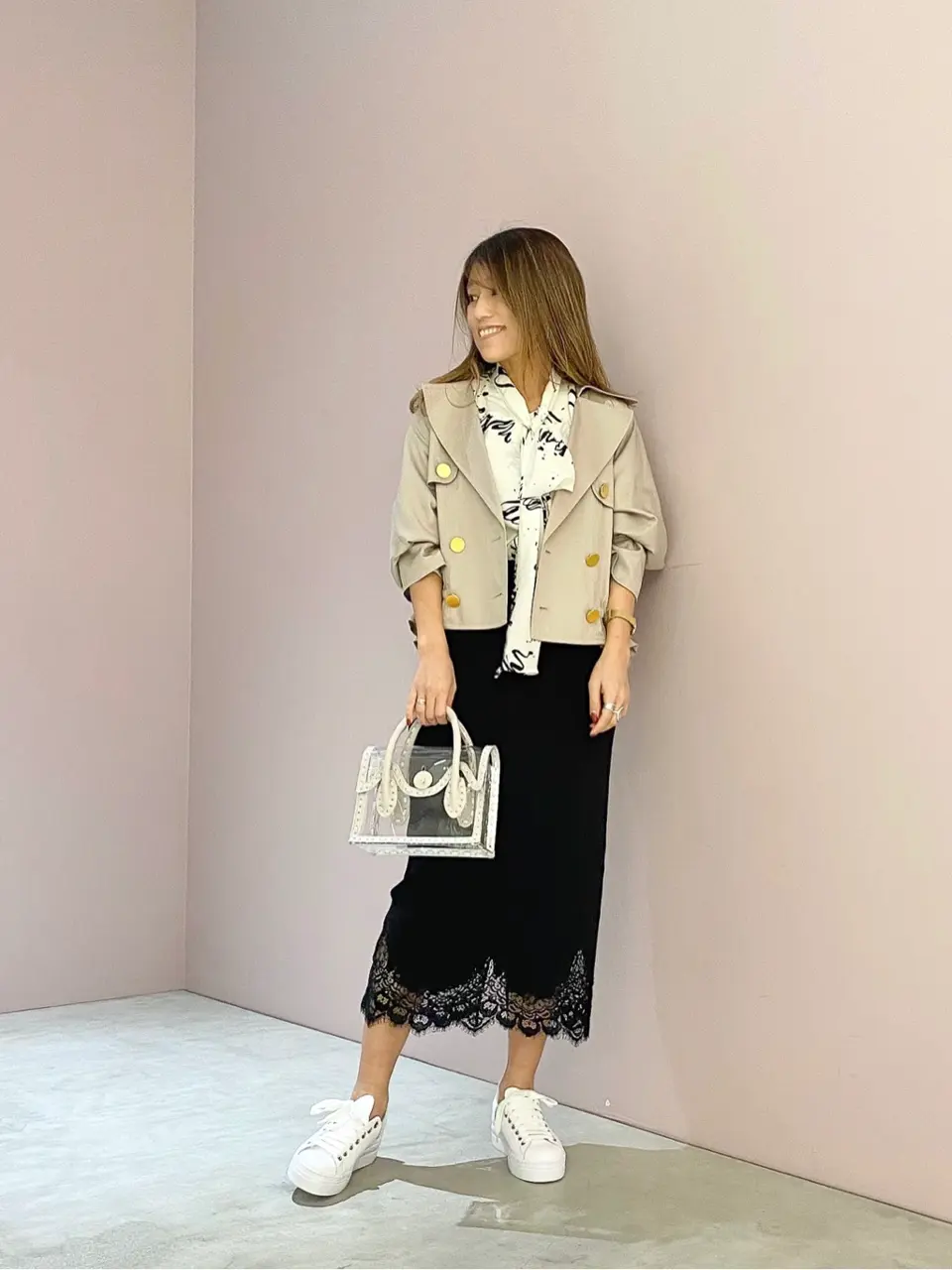 ORIGINATED IN GRACE CONTINENTAL yukimi yonee コーディネート画像