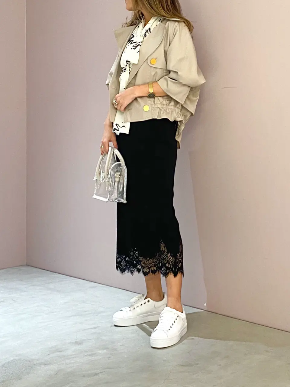 ORIGINATED IN GRACE CONTINENTAL yukimi yonee コーディネート画像