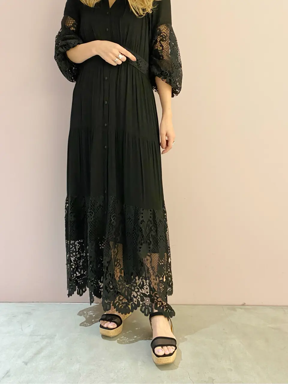 ORIGINATED IN GRACE CONTINENTAL yukimi yonee コーディネート画像