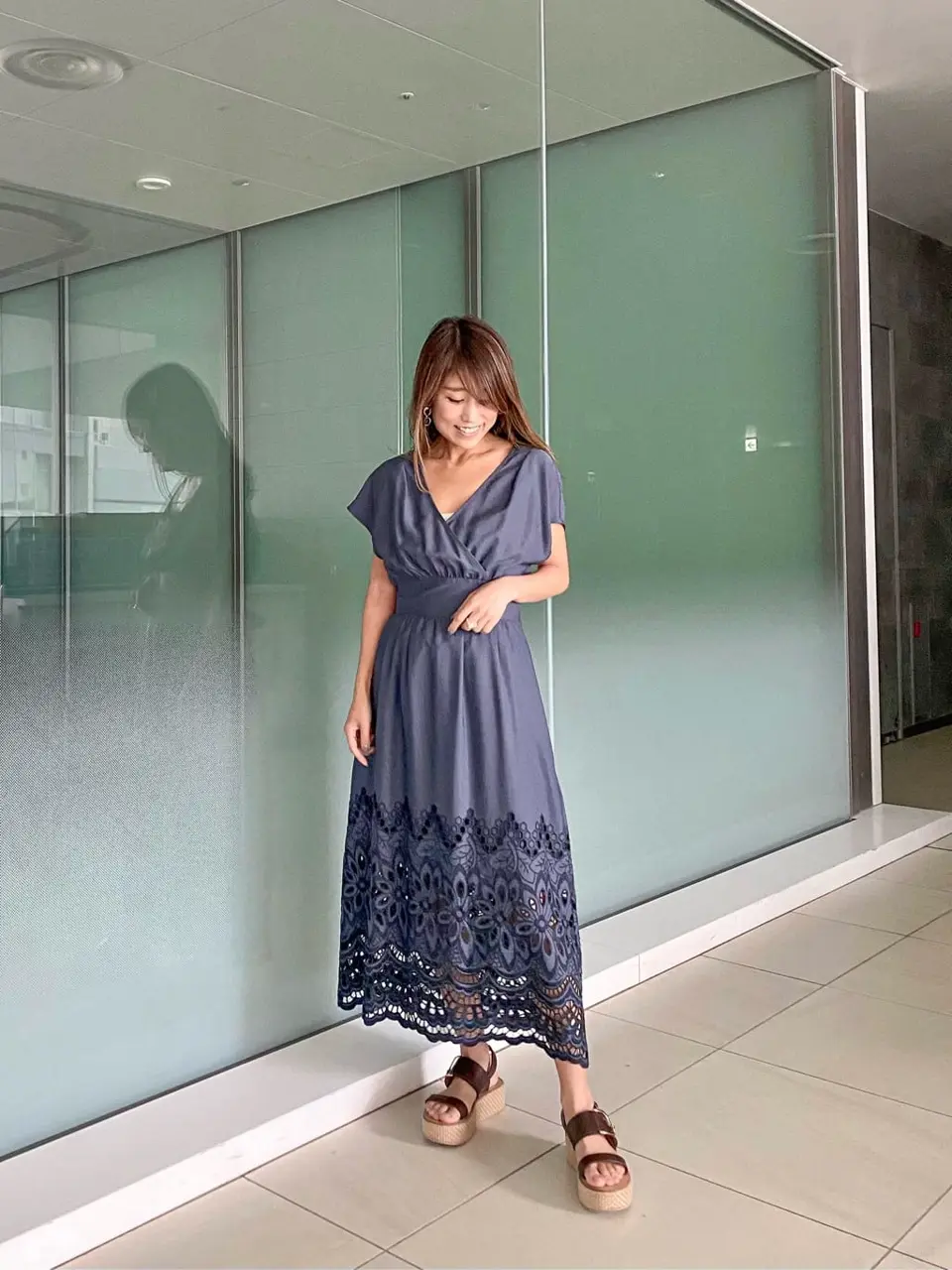 ORIGINATED IN GRACE CONTINENTAL yukimi yonee コーディネート画像