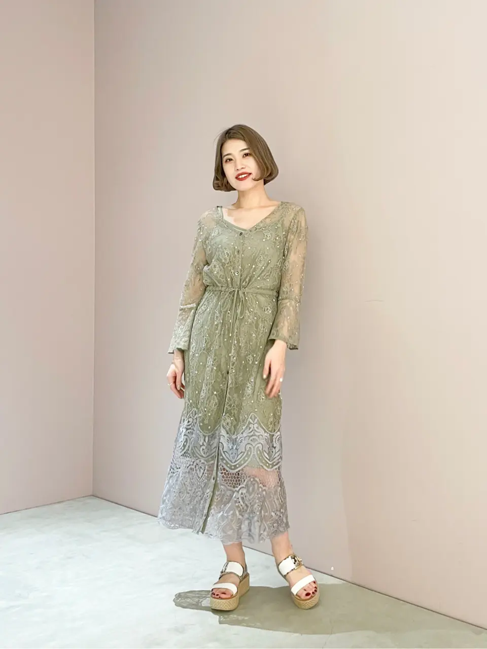【ダイアグラム】新品タグ付き レース刺繍ガウンワンピース 36 ブラック ダイアグラム】新品タグ付き レース刺繍ガウンワンピース 36