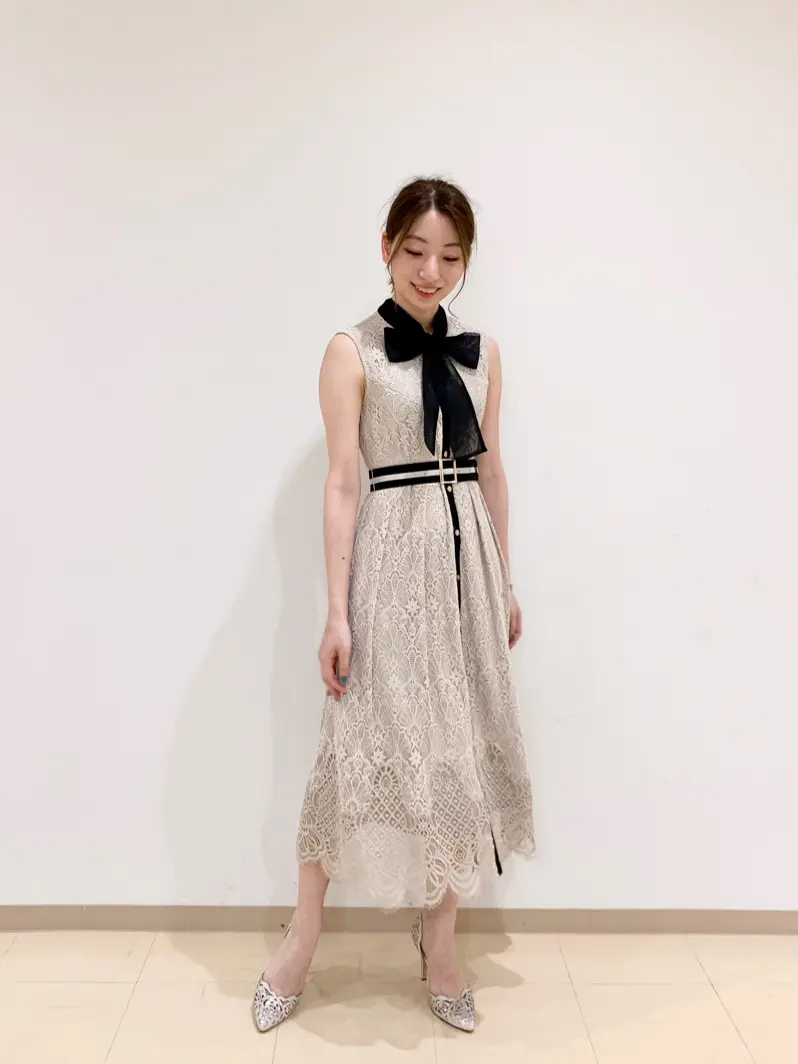 GRACE CONTINENTAL ドレス36サイズ 刺繍カラー付ドレス / GRACE CONTINENTAL | GRACE CONTINENTAL