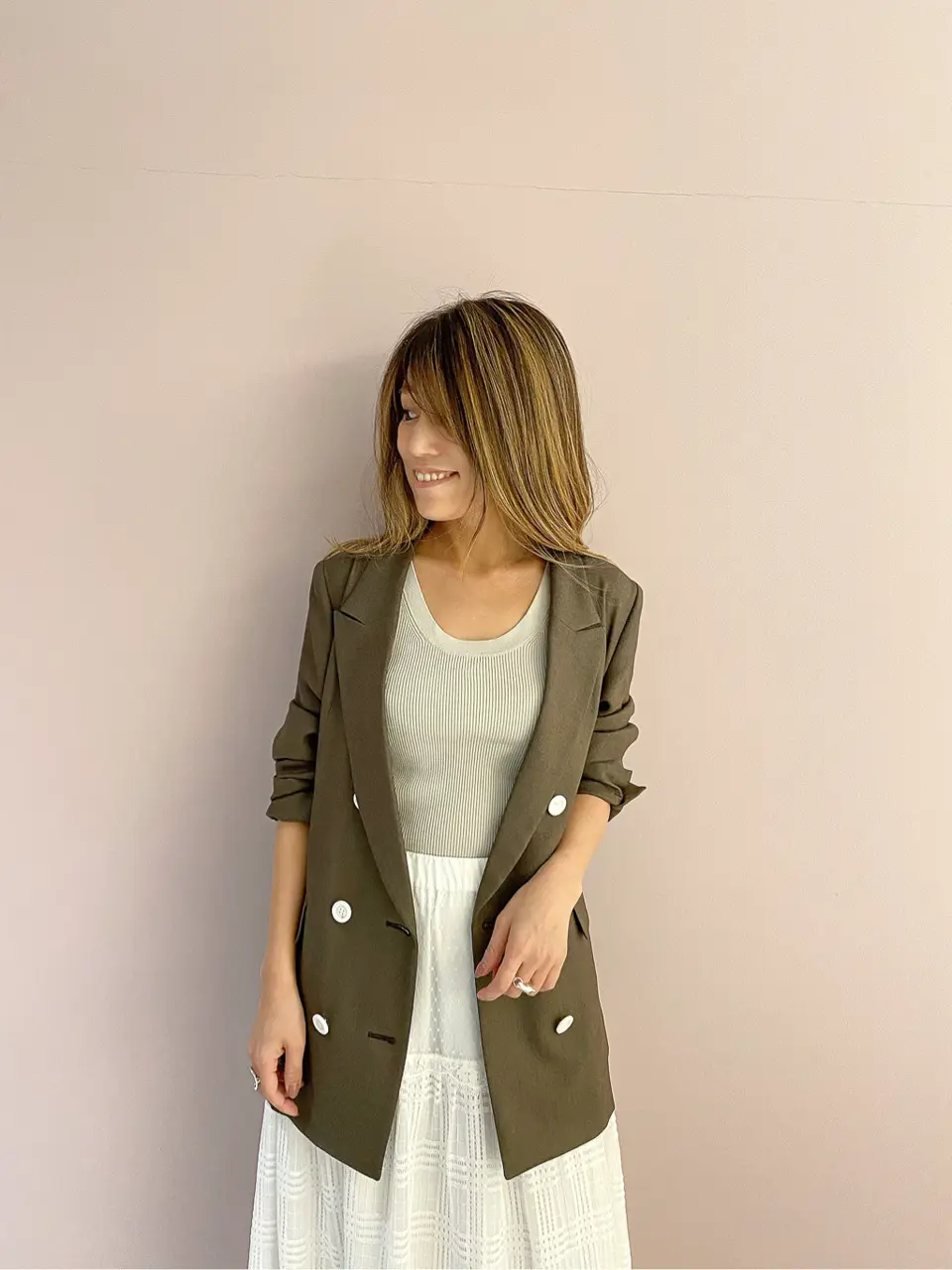 ORIGINATED IN GRACE CONTINENTAL yukimi yonee コーディネート画像