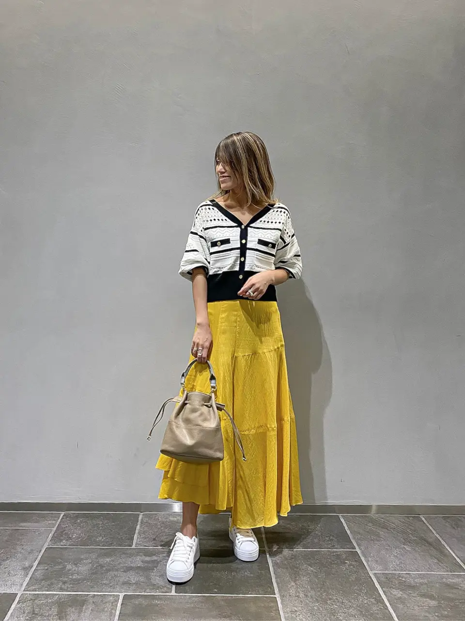 ORIGINATED IN GRACE CONTINENTAL yukimi yonee コーディネート画像