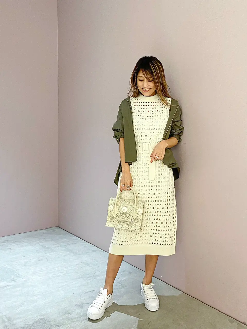 ORIGINATED IN GRACE CONTINENTAL yukimi yonee コーディネート画像