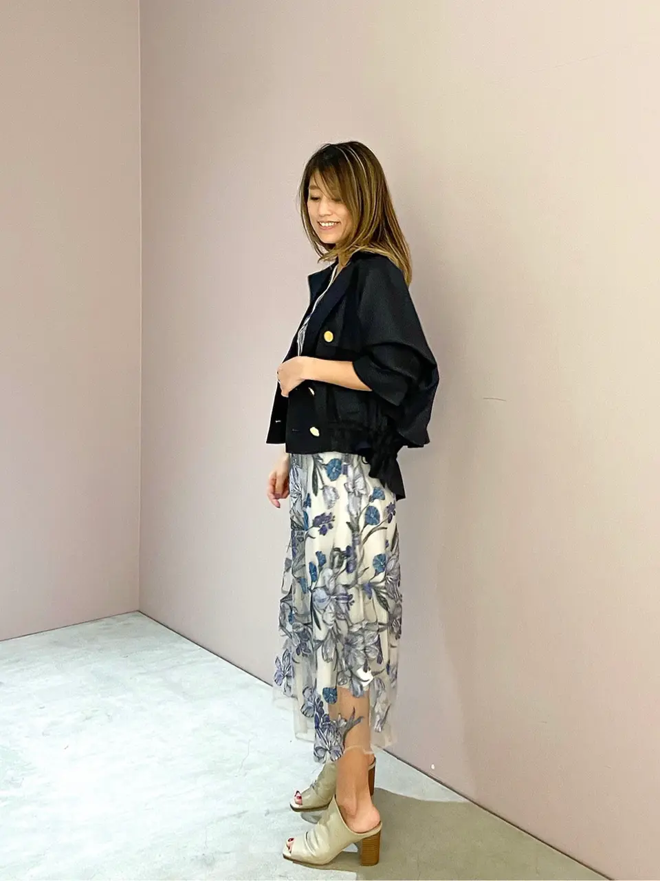 ORIGINATED IN GRACE CONTINENTAL yukimi yonee コーディネート画像