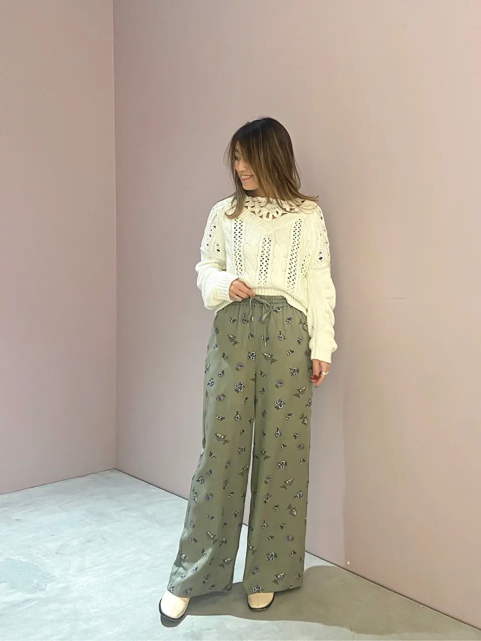 ORIGINATED IN GRACE CONTINENTAL yukimi yonee コーディネート画像