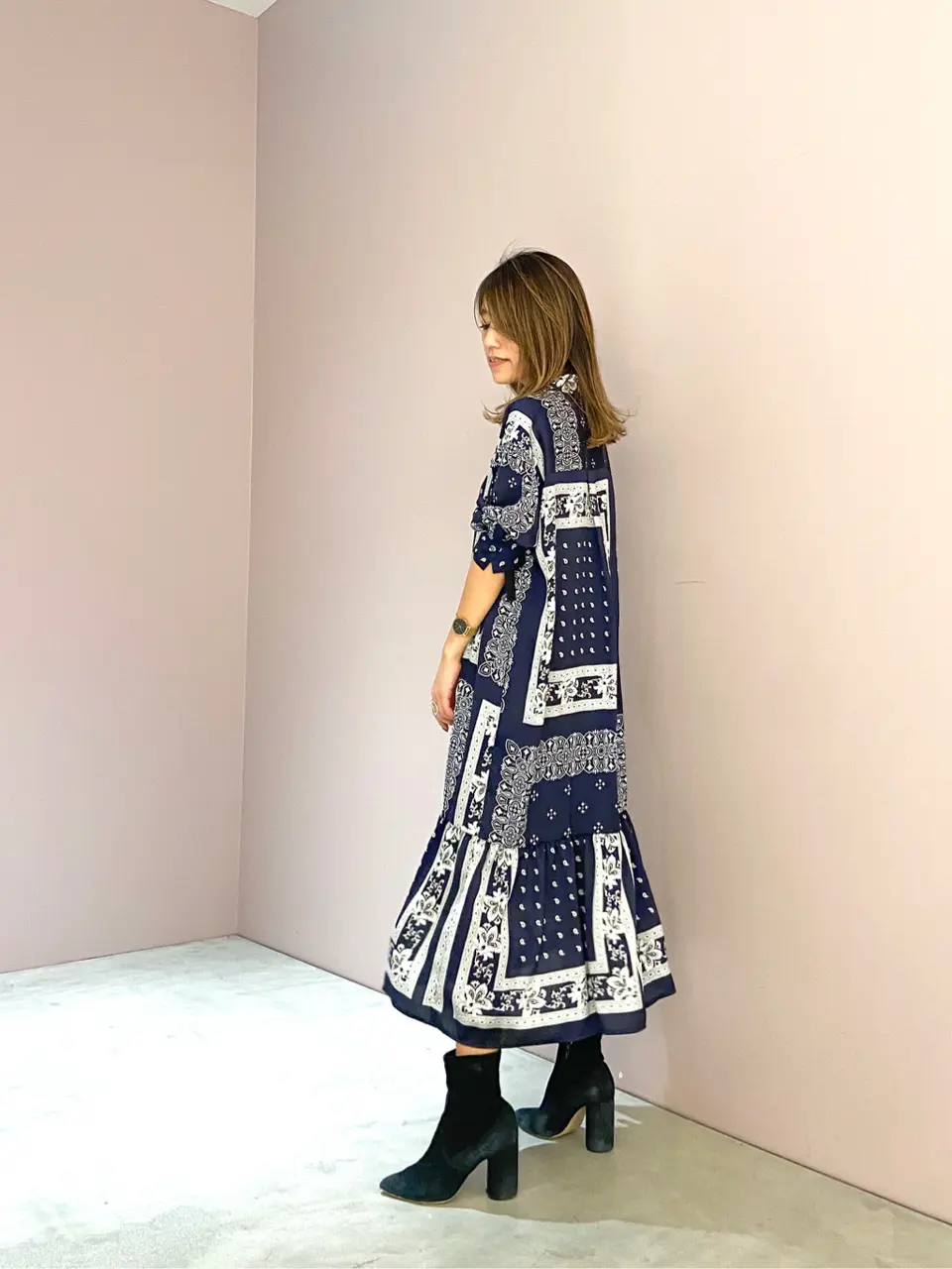 ORIGINATED IN GRACE CONTINENTAL yukimi yonee コーディネート画像