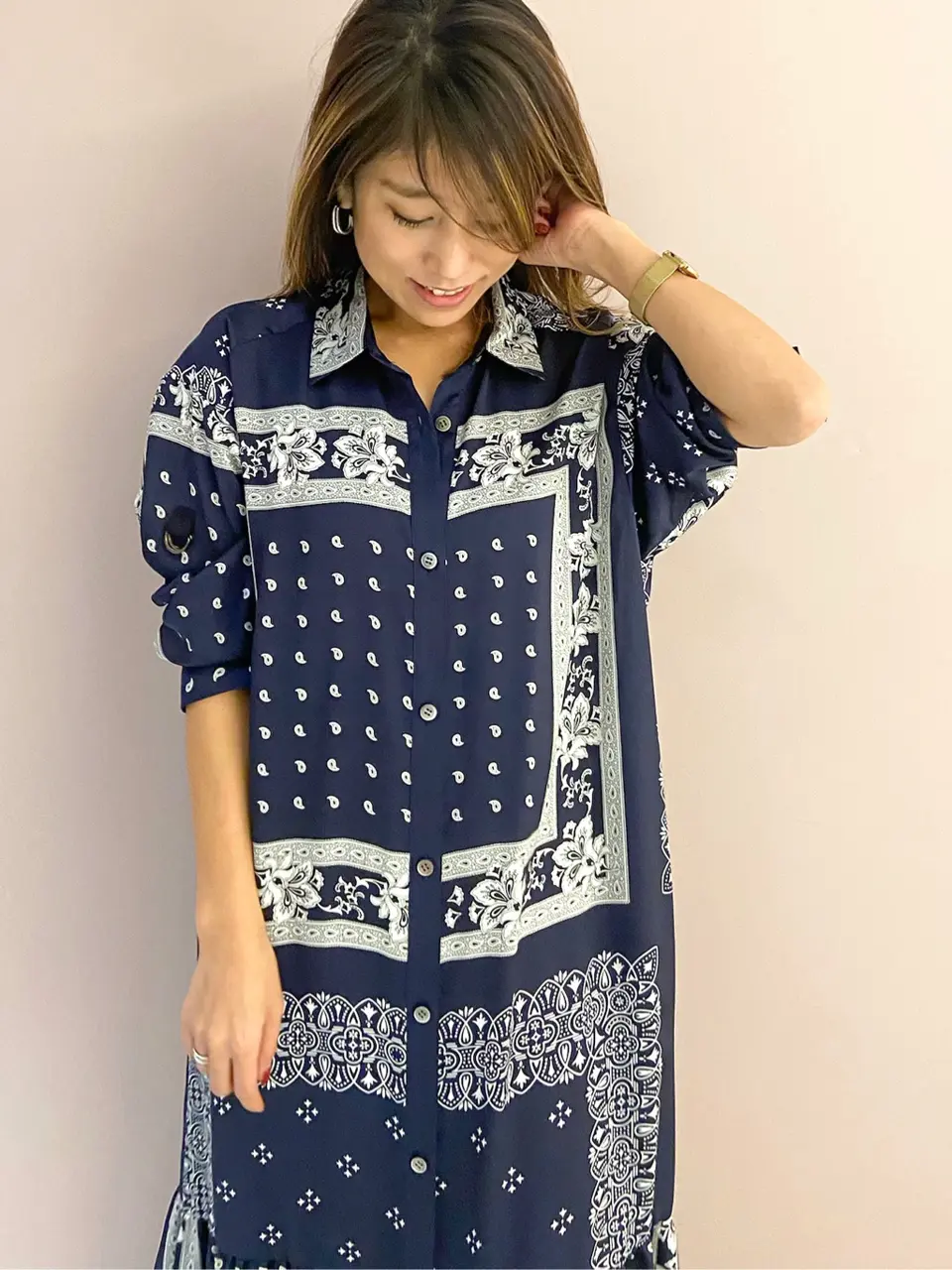 ORIGINATED IN GRACE CONTINENTAL yukimi yonee コーディネート画像