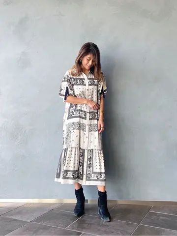 ORIGINATED IN GRACE CONTINENTAL yukimi yonee コーディネート画像