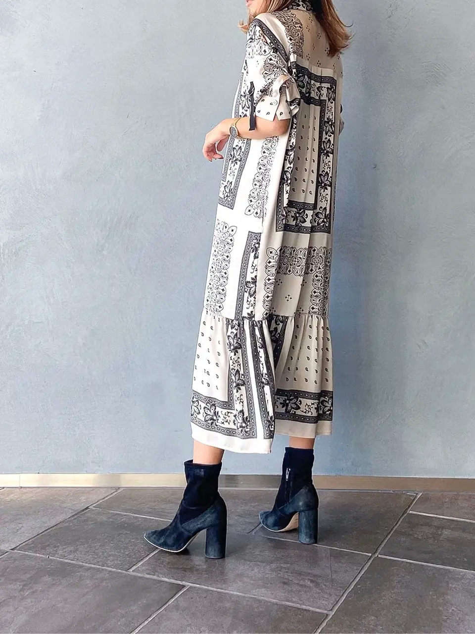 ORIGINATED IN GRACE CONTINENTAL yukimi yonee コーディネート画像