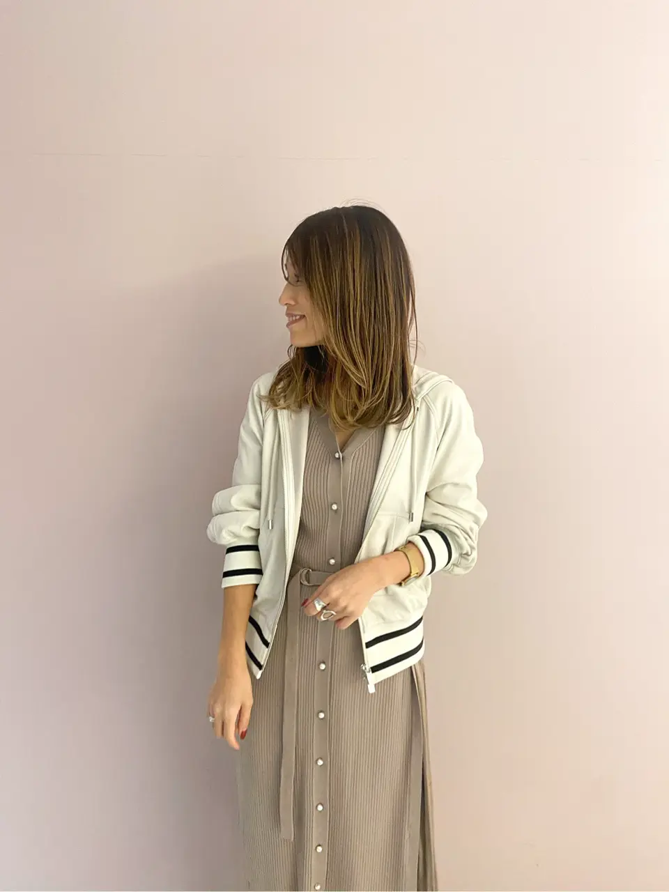 ORIGINATED IN GRACE CONTINENTAL yukimi yonee コーディネート画像