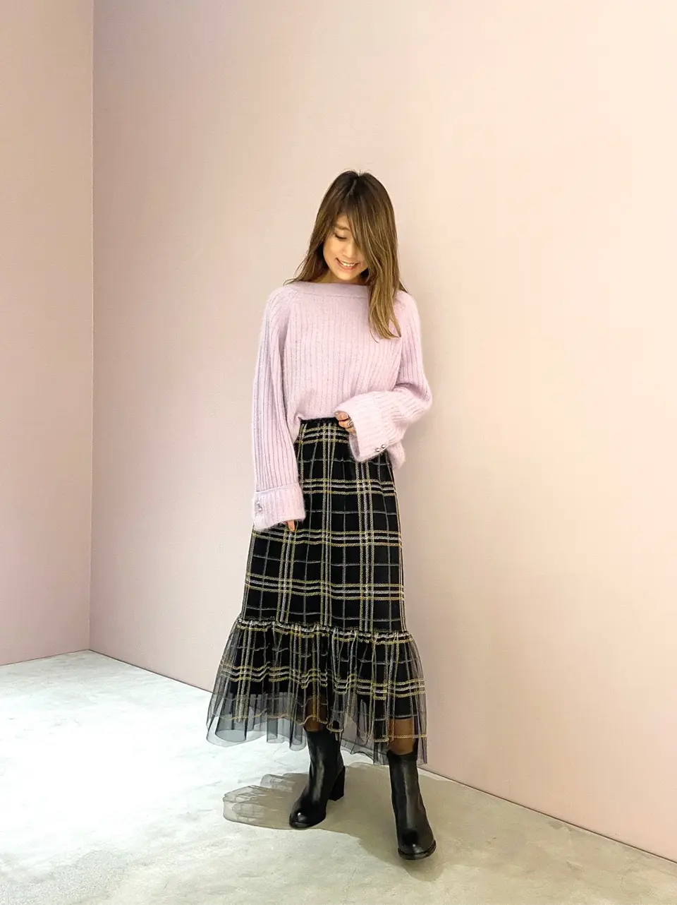 ORIGINATED IN GRACE CONTINENTAL yukimi yonee コーディネート画像