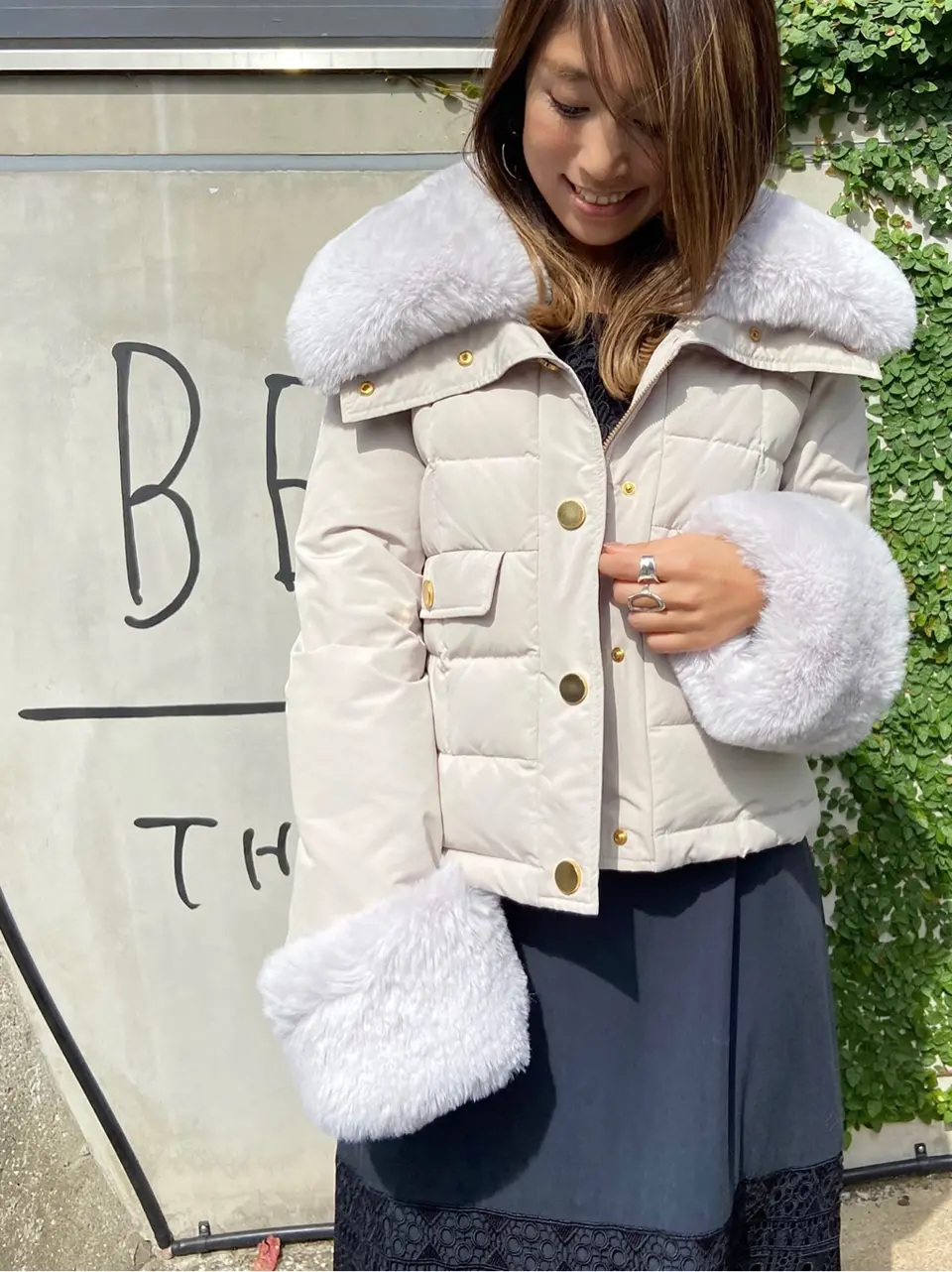 ORIGINATED IN GRACE CONTINENTAL yukimi yonee コーディネート画像