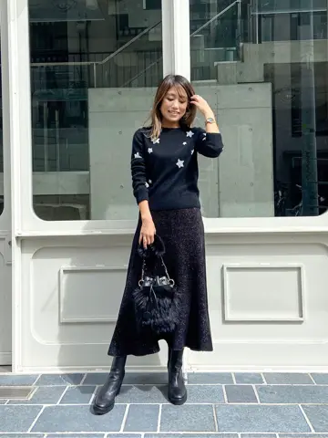 ORIGINATED IN GRACE CONTINENTAL yukimi yonee コーディネート画像