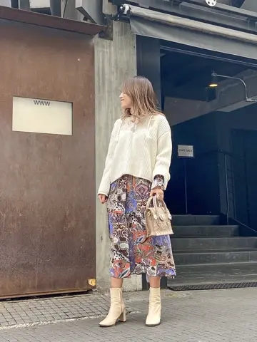 ORIGINATED IN GRACE CONTINENTAL yukimi yonee コーディネート画像