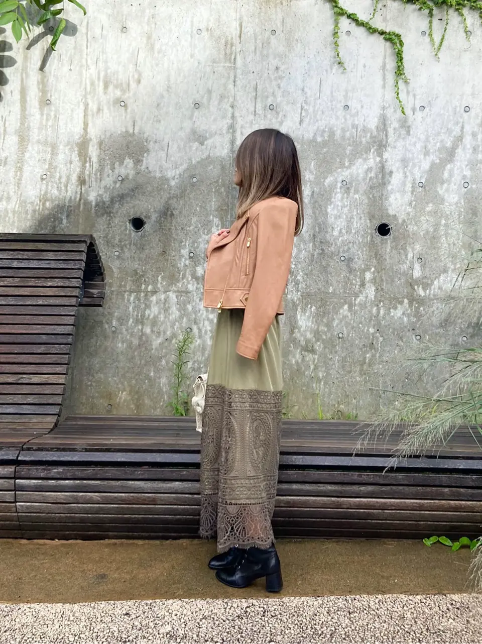 ORIGINATED IN GRACE CONTINENTAL yukimi yonee コーディネート画像