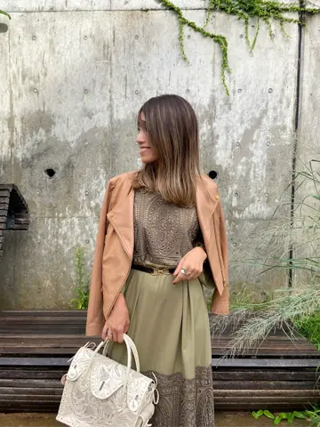 ORIGINATED IN GRACE CONTINENTAL yukimi yonee コーディネート画像