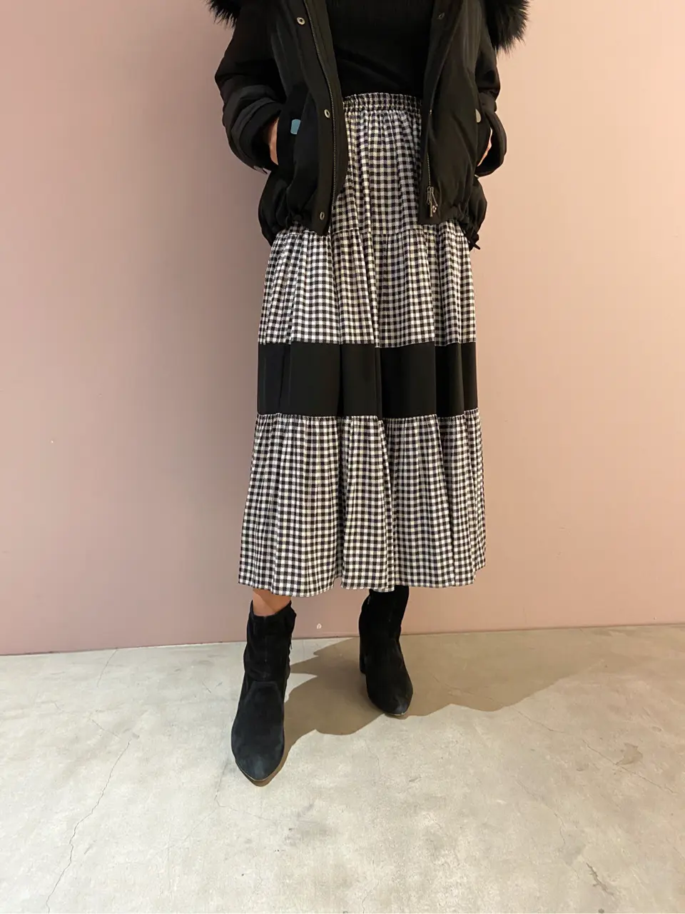 ORIGINATED IN GRACE CONTINENTAL yukimi yonee コーディネート画像