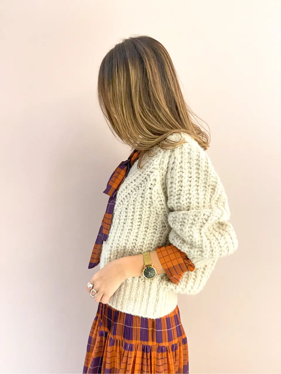 ORIGINATED IN GRACE CONTINENTAL yukimi yonee コーディネート画像