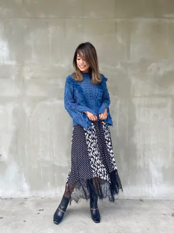 ORIGINATED IN GRACE CONTINENTAL yukimi yonee コーディネート画像