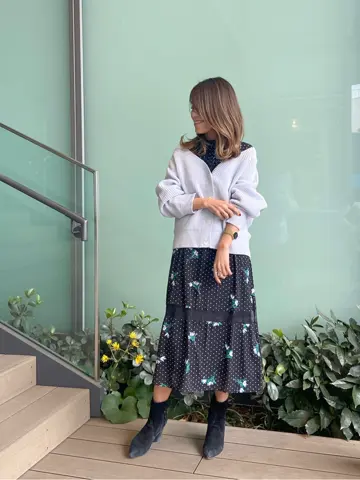 ORIGINATED IN GRACE CONTINENTAL yukimi yonee コーディネート画像