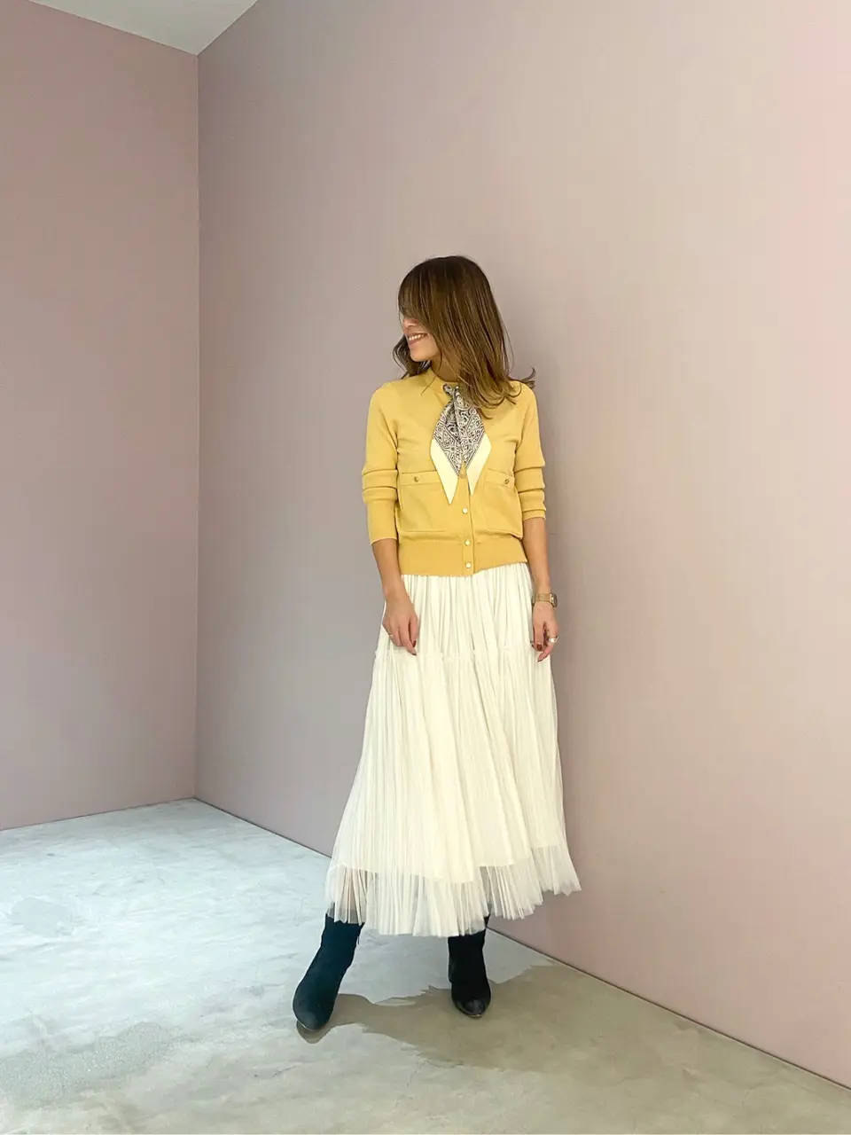 ORIGINATED IN GRACE CONTINENTAL yukimi yonee コーディネート画像