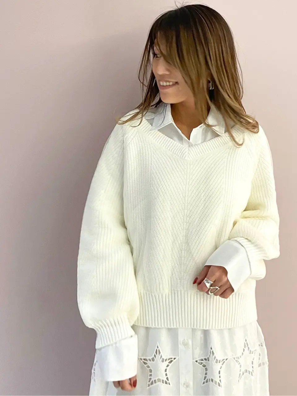 ORIGINATED IN GRACE CONTINENTAL yukimi yonee コーディネート画像