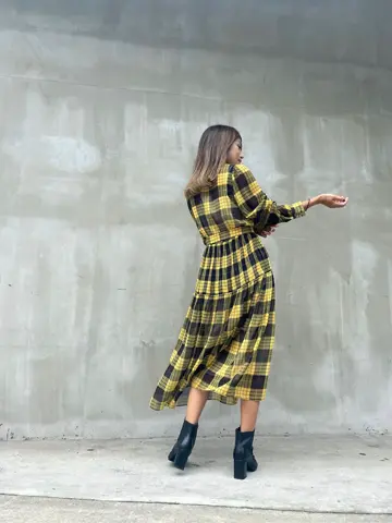 ORIGINATED IN GRACE CONTINENTAL yukimi yonee コーディネート画像