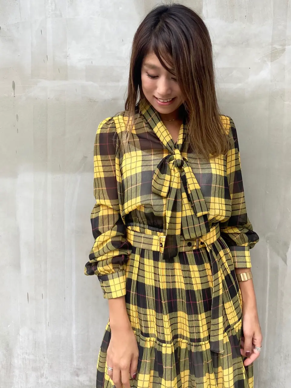 ORIGINATED IN GRACE CONTINENTAL yukimi yonee コーディネート画像