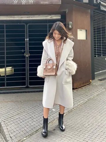 ORIGINATED IN GRACE CONTINENTAL yukimi yonee コーディネート画像