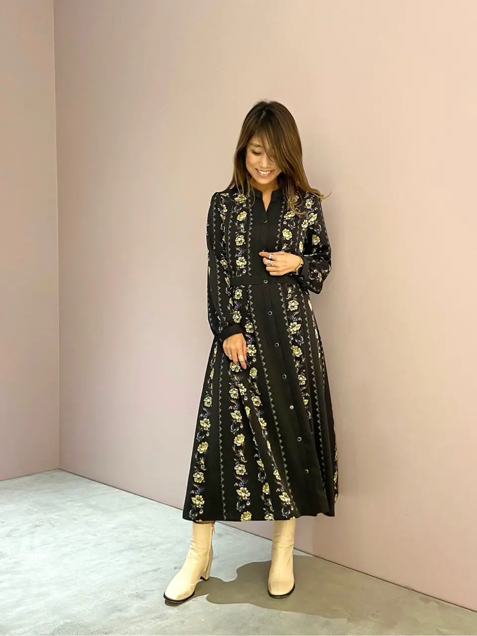 ORIGINATED IN GRACE CONTINENTAL yukimi yonee コーディネート画像